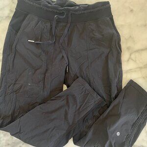 Black Lululemon drawstring pants
